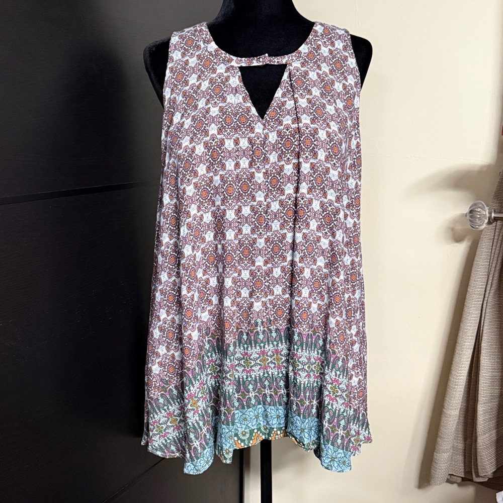 Jodifl Boho Sleeveless tunic top or dress (M)